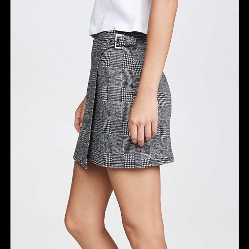NWT BB Dakota Plaid But True skirt